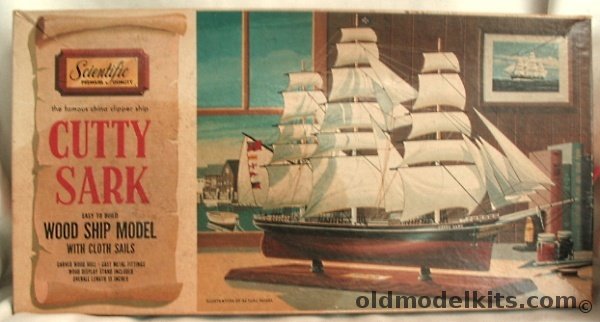 Scientific Cutty Sark with Sails - 15 Inches Long, 174-995 plastic model kit